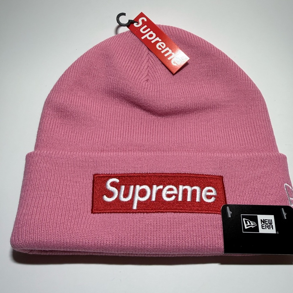 Supreme Soft Pink Knit Hat